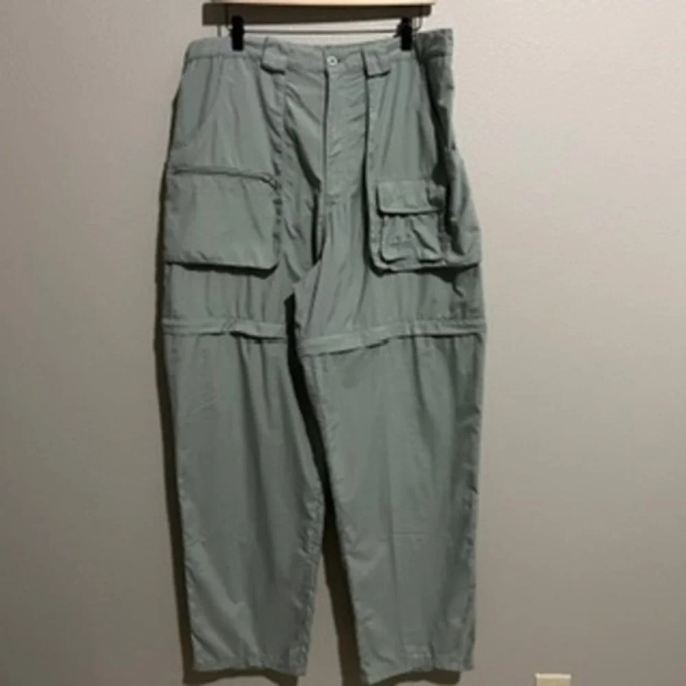 Cabella Guidewear Mens Sage Green Convertible Cargo Pants Hiking‎ Shorts 32x31